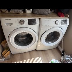 Appliances refrigerator and washer and dryer