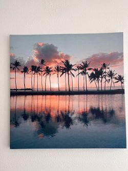 Canvas Painting of Sunset
