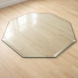 Thick heavy glass table top 4’ x 4’ $100