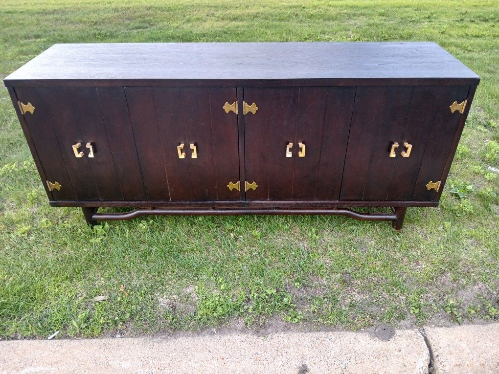 Mid Century Four Drawers Credenza