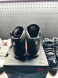 Air Jordan 13 Retro Black Sneakers Size 10