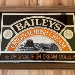 Bailey’s Original  Irish Cream liqueur bar mirror
