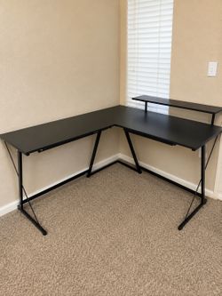 Black desk