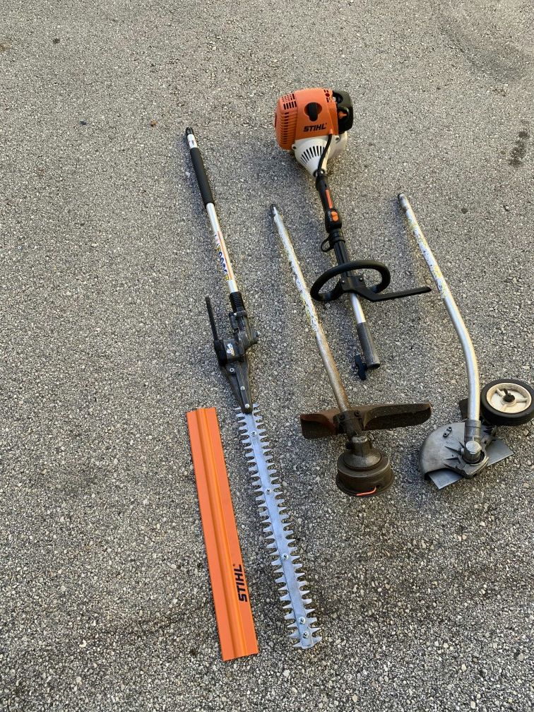 Stihl kombi system KM110R trimmer edger weed eater