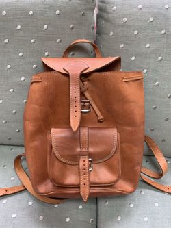 Leather Backpack/ Purse