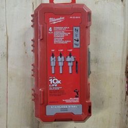 Milwaukee Carbide Hole Cutter Kit - 4 Piece - (49-22-8610)