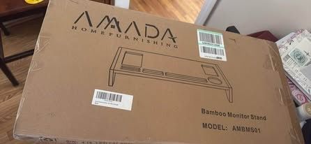 Bamboo Monitor Stand