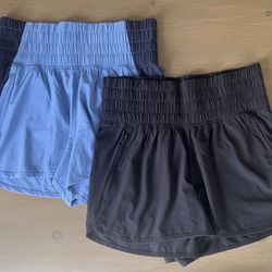 NWT YPB Abercrombie & Fitch Women’s M 2pr Ultra High Unlined Workout Shorts