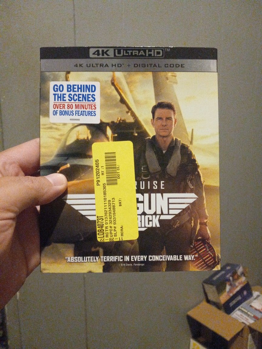 Top Gun: Maverick, 4K Ultra HD Blu-Ray, Digital Movie Included, Brand New