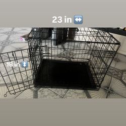 Black Small/medium Dog Crate