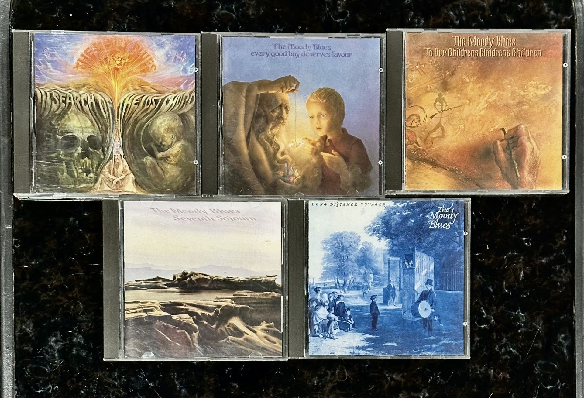 5 Moody Blues CD’s