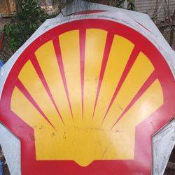 Shell Sign Both Sides