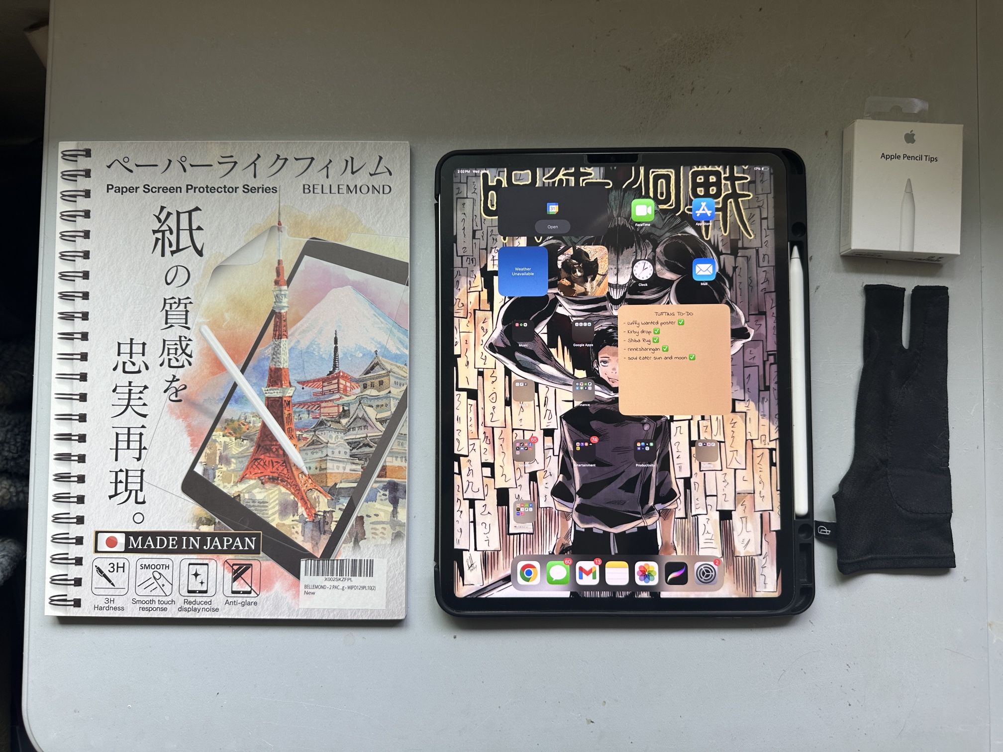 iPad Pro 12.9” (2022) and Apple Pencil w/ other accessories!