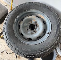 4 lug Steel Rim wheels - Spares x3