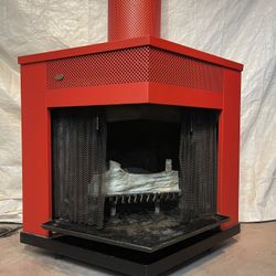 Mid Century Fireplace 
