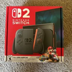 Switch2 With Mario Kart World Brand New In hand!