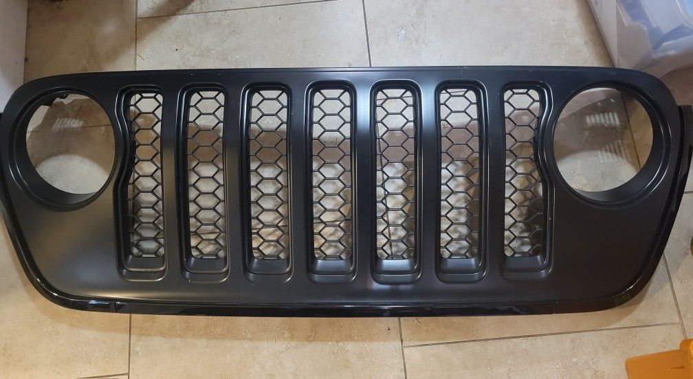 Jeep Wrangler Gladiator Black Grille 2000-2025