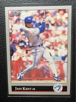 1992 Jeff Kent Leaf Series 2 Baseball #445 Rookie Card HOF