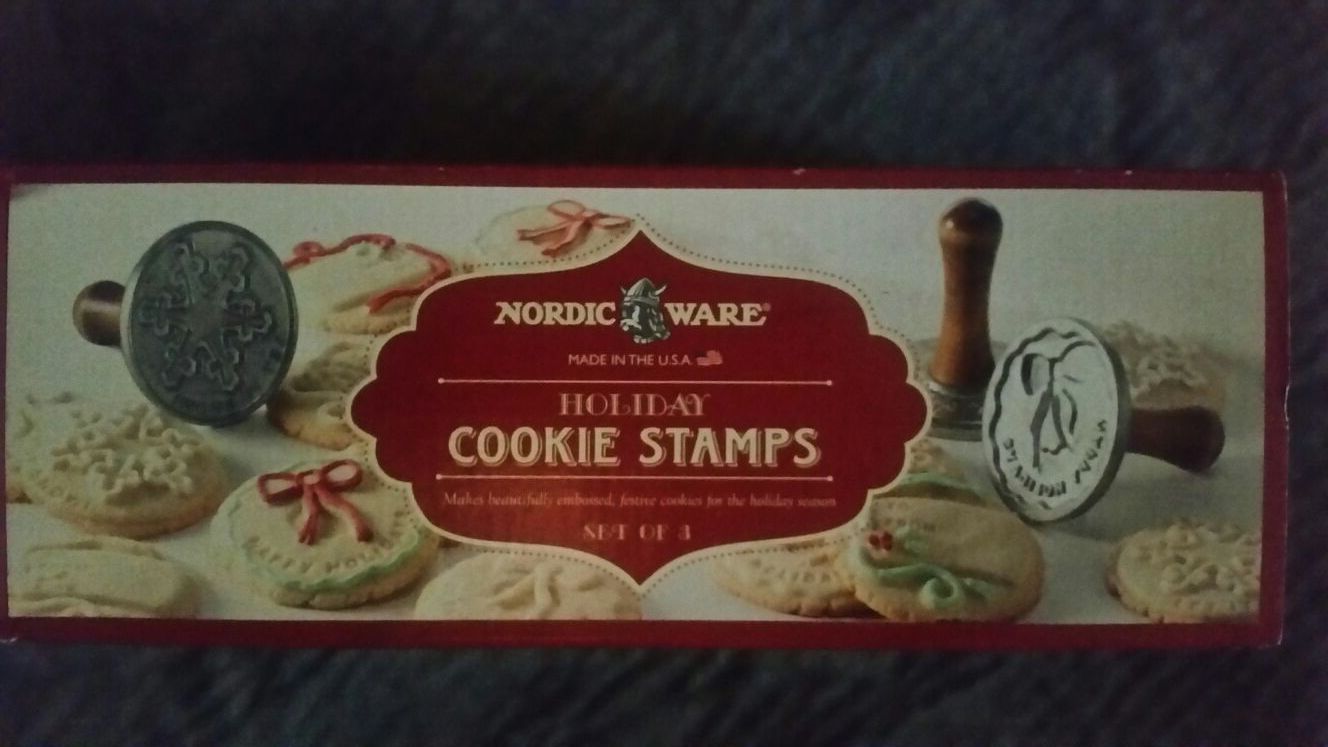 Nordicware holiday cookie stamps new