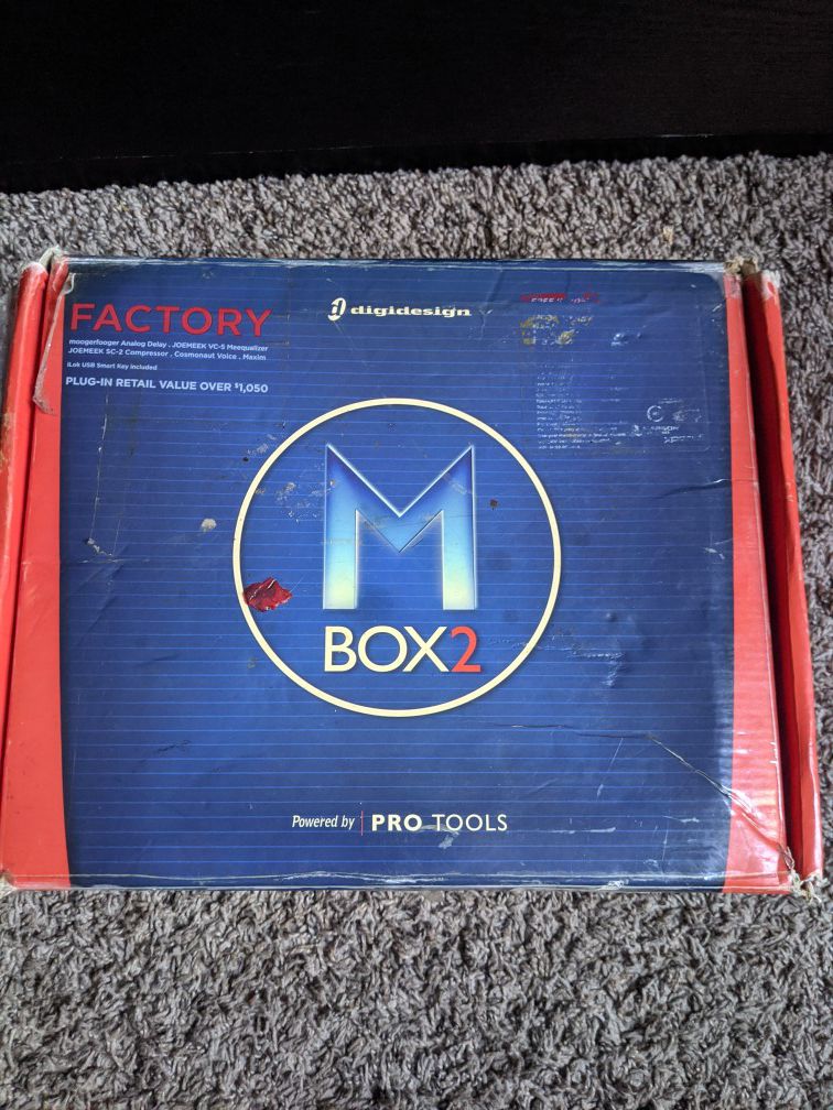 Mbox2 pro tools recording device