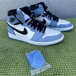 Jordan 1 High OG University Blue – Worn Twice, Great Condition (No Box)
