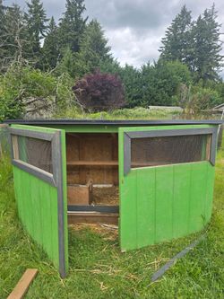 Home made chicken coop