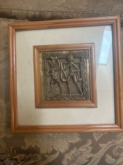 Brass wall art