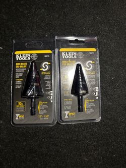 Klein Tools Quick-Release Step Drill Bits (2)