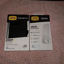 OtterBox Defenser PRO DROP4X & OTTERBOX ALPHA GLASS DROP SURVIVE 3FEET IPHONE 14 