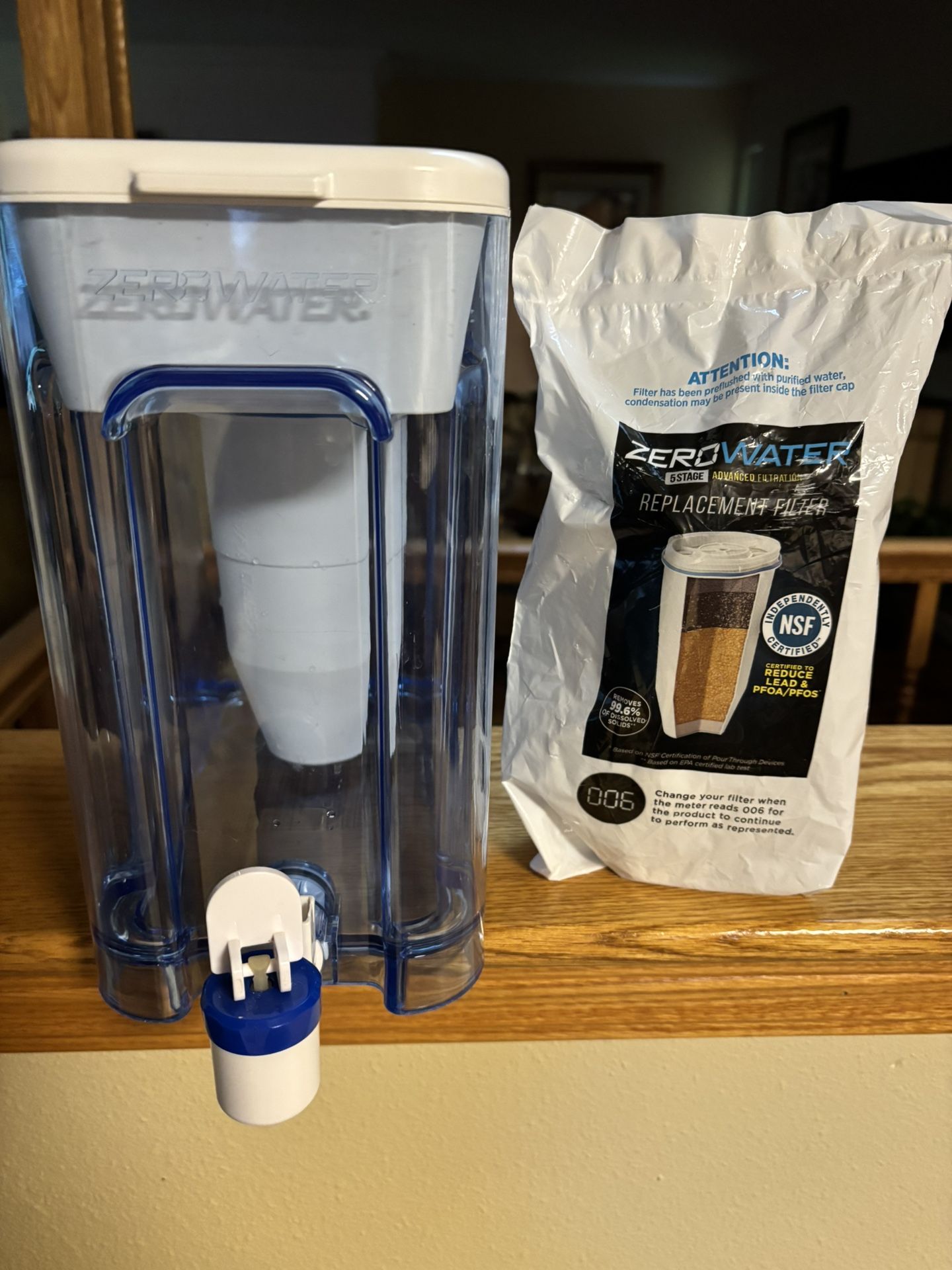 Zero And Brita Water Pitcher