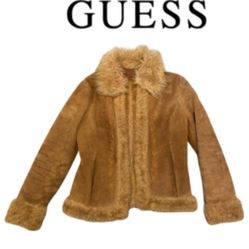 Guess Suede Leather Jacket Coat

(Woman)