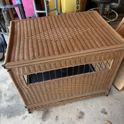 Wicker Doggy Crate