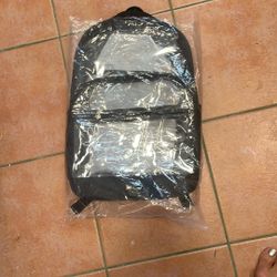 Clear backpack - great for concerts