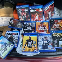 PS4 Game Lot Used 