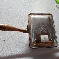 Silver Plated Ashtray Antique 