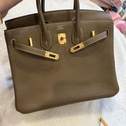 Hermes Birkin 25 (Togo Leather)