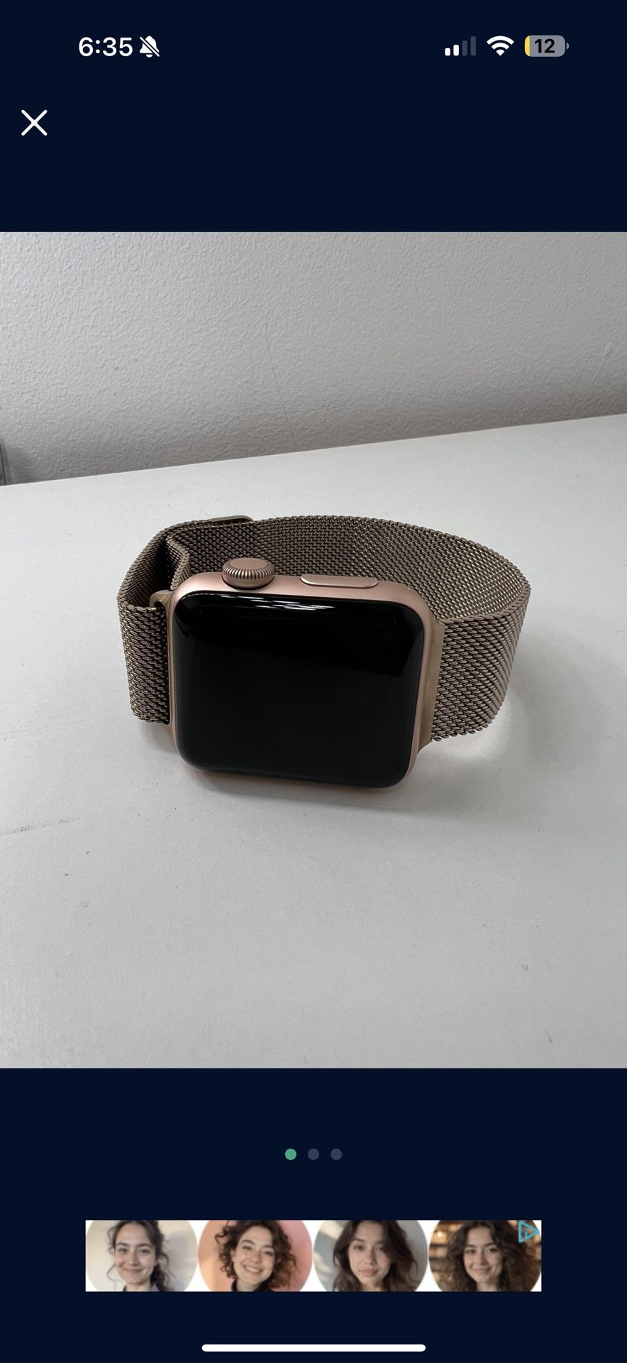 Apple Watch Gold Band