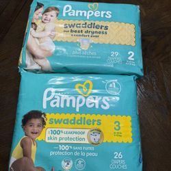 Pampers Diapers Size 2,3