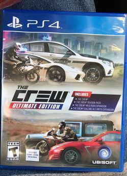 PS4 Game The Crew Ultimate Edition