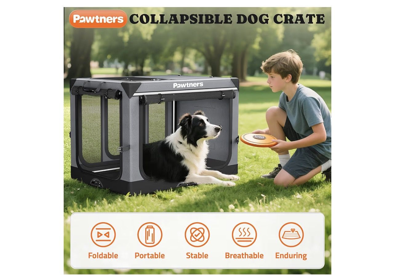 collapsible dog crate