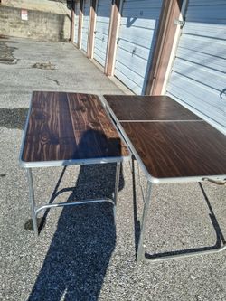 2 Folding Tables  $45  Both