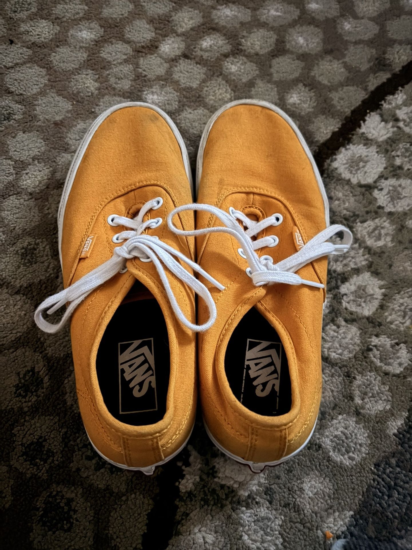 Vans Doheny sneaker in a yellow canvas color