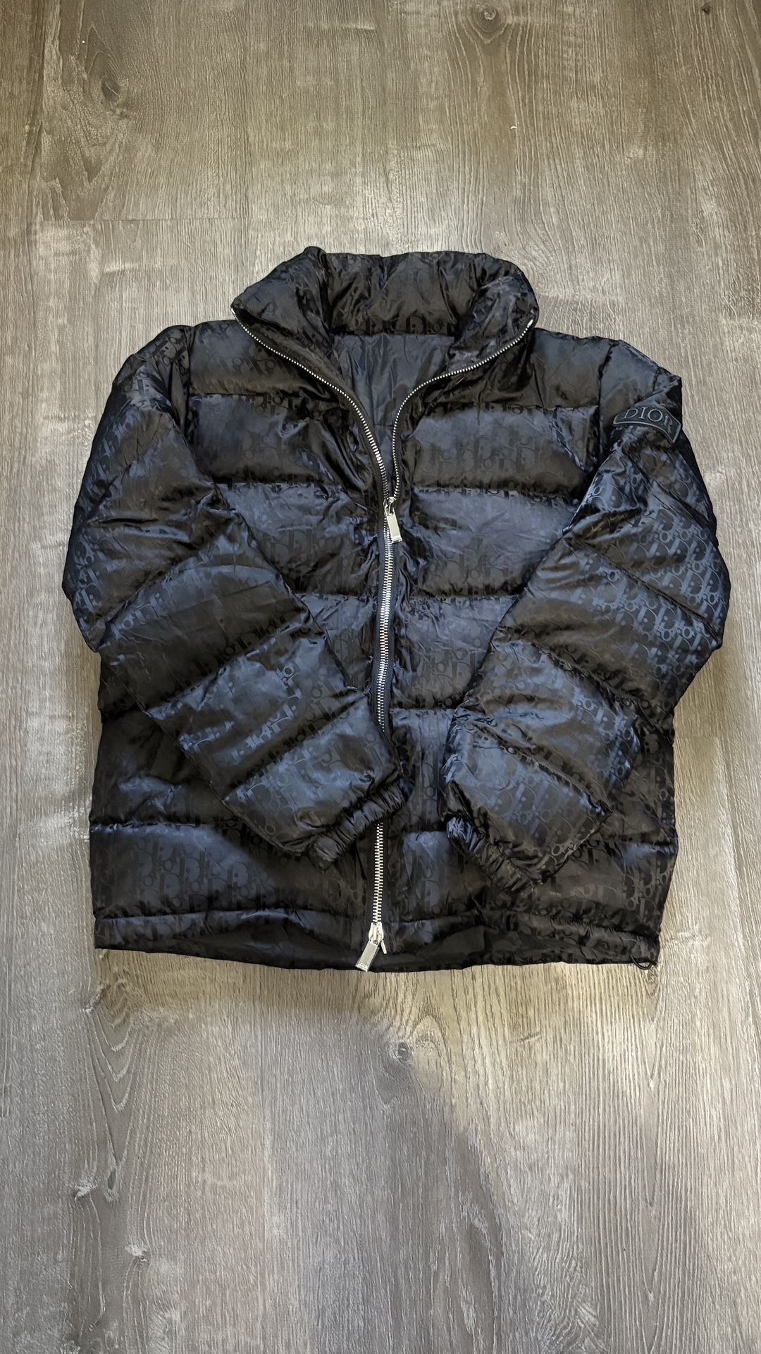 Men’s Black Dior Oblique Puffer Jacket