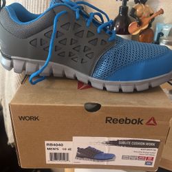 Mens Size 10 Steal Toe Safety Shoe 