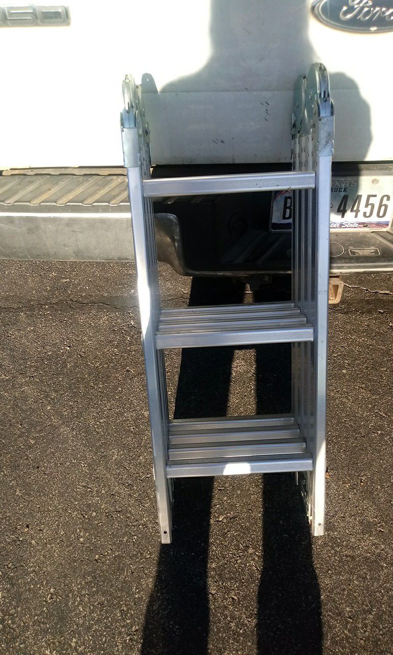 Extended ladders 28 ft. $130 2 12ft $75 each 6ft A frame $50