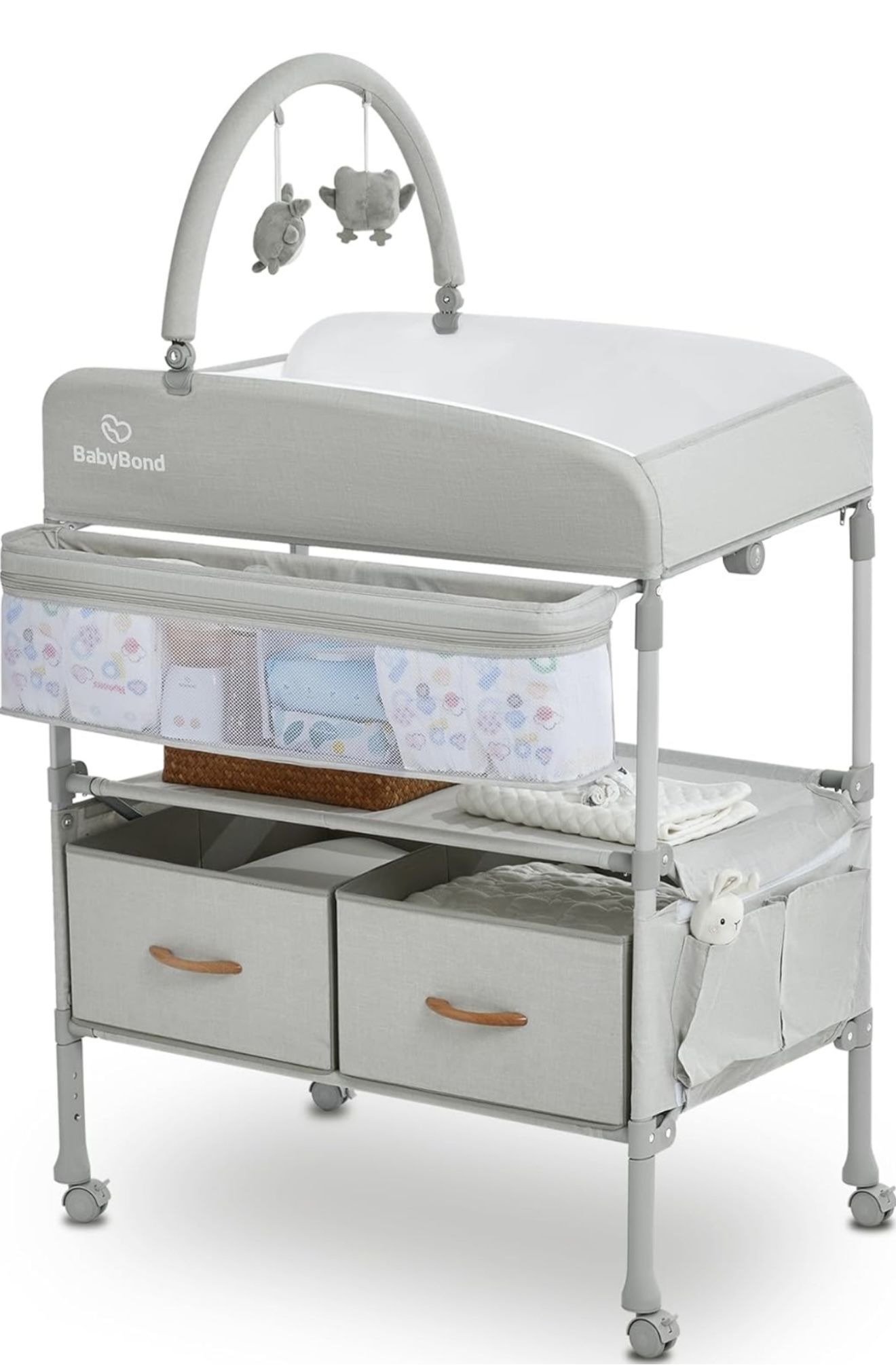 Changing Table With 2 Drawers