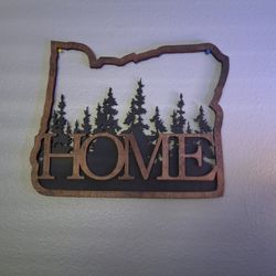 Oregon Is Home Sign