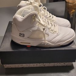 Jordan 5 Metallic White 2000