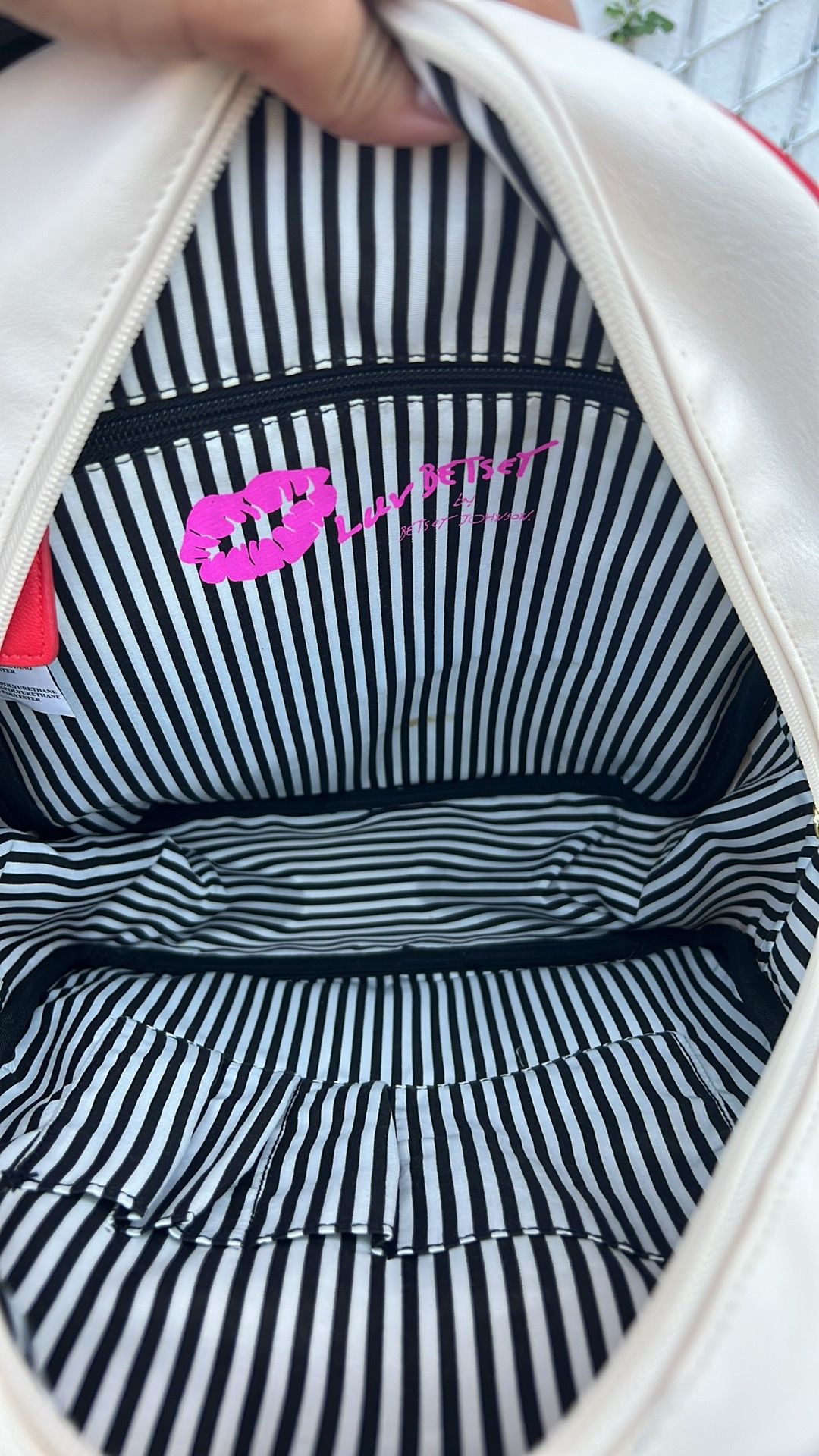 RARE* Betsey Johnson Baseball Backpack for Sale in Long  display picture 1