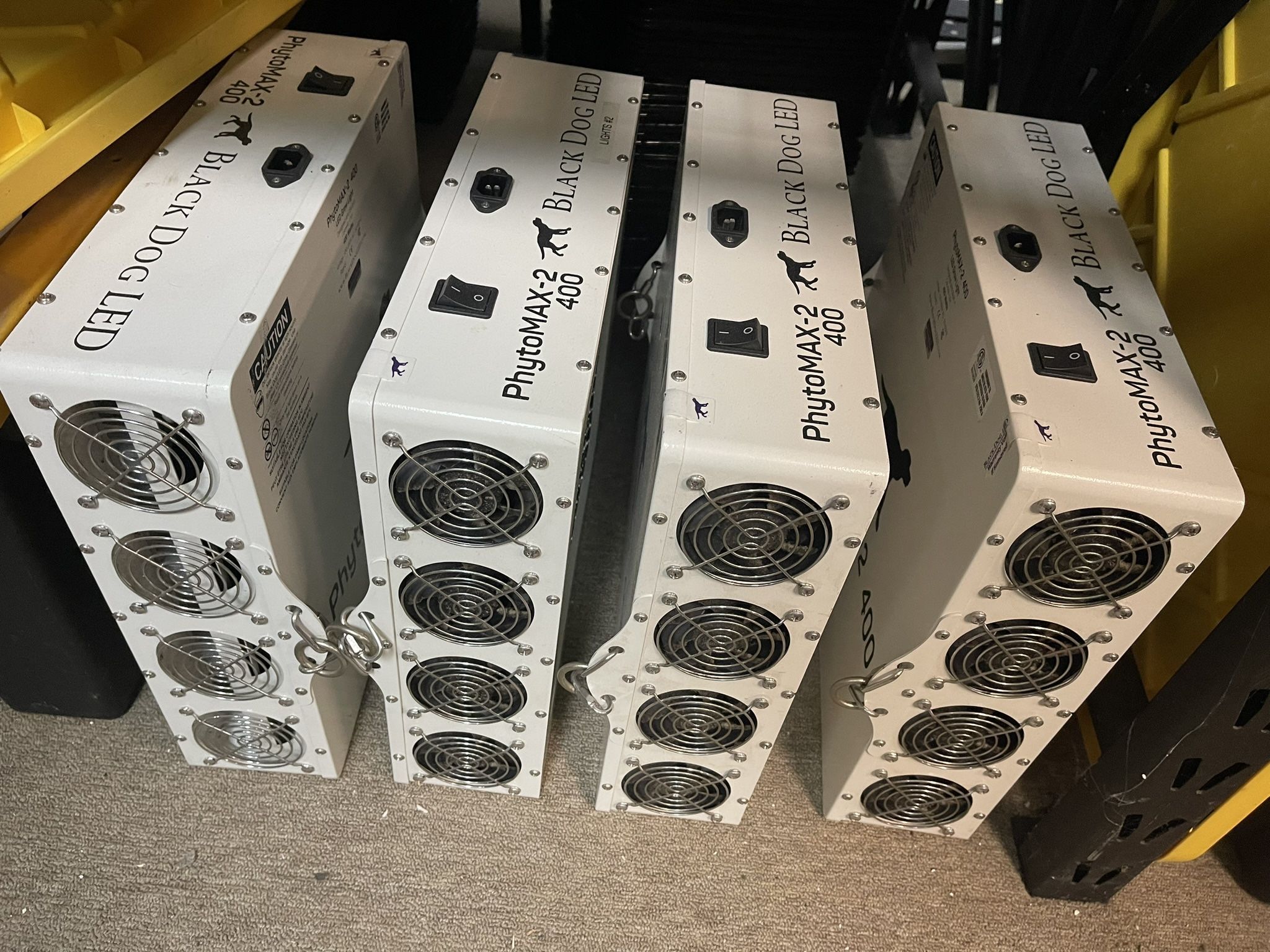 Black. Dog LED grow light